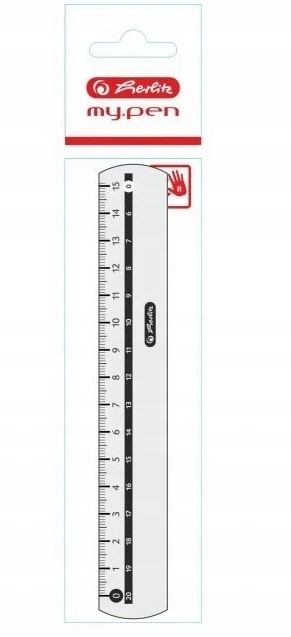 Metalinė liniuotė Herlitz my.pen 15 cm