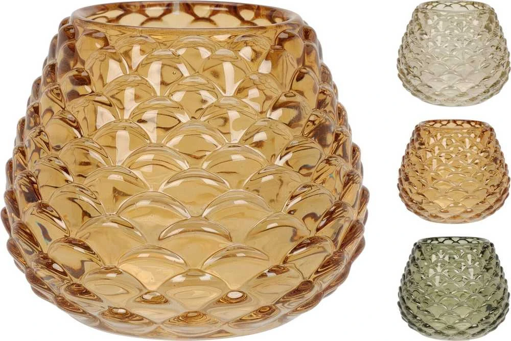 Home Styling Collection Žvakidė metalinas auksinis už 4 žvakes 28x3,5 cm