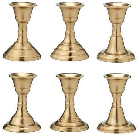 Nežinomas Candle holder A98810580. aliuminio. 31 cm. sidabrinis col.