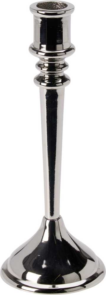 Nežinomas Candle holder A98810580. aliuminio. 31 cm. sidabrinis col.