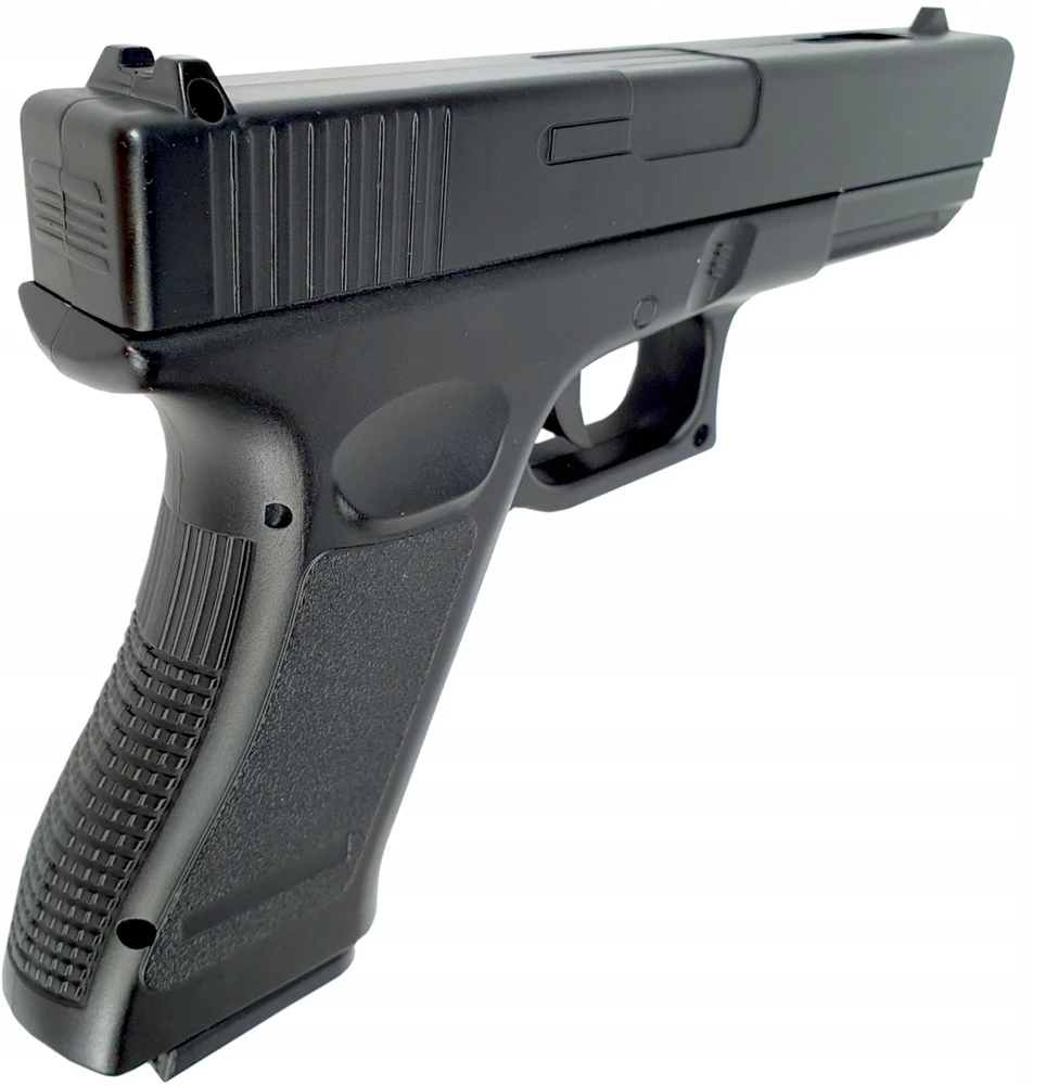 METALINIS BB GUN GUN GLOCK 17 Juodas ASG DIDŽIOJO IMITACINĖS GINKO KOPIJA
