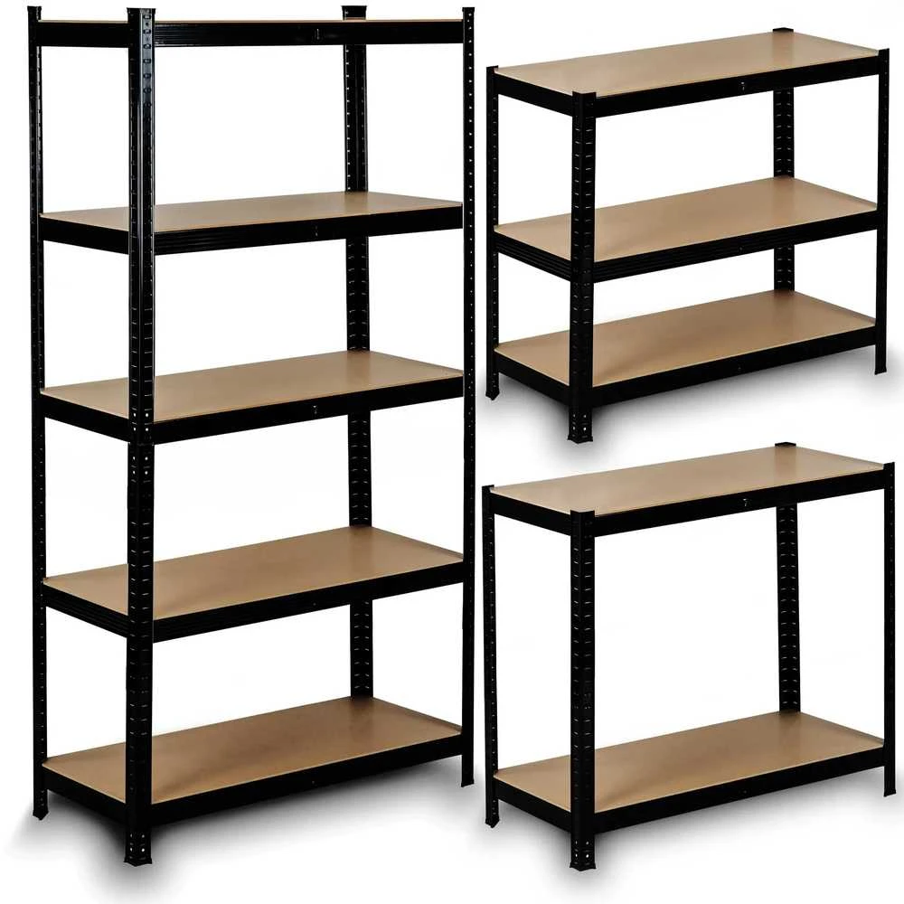 Metalinis daiktų laikymo stovas 180 x 90 x 40 cm Humberg HR-813 juodas