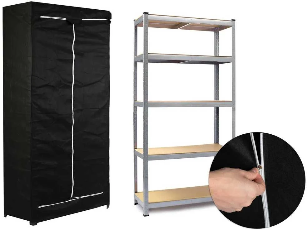 Metalinis daiktų laikymo stovas 180 x 90 x 40 cm Humberg HR-812 + NEMOKAMAS uždangalas