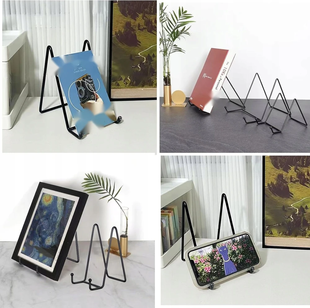 METALINIS EASILA 10X10X75CM STOVAS PLOKŠČIŲ LAIKIKLIS NUOTRAUKŲ KNYGOS 4