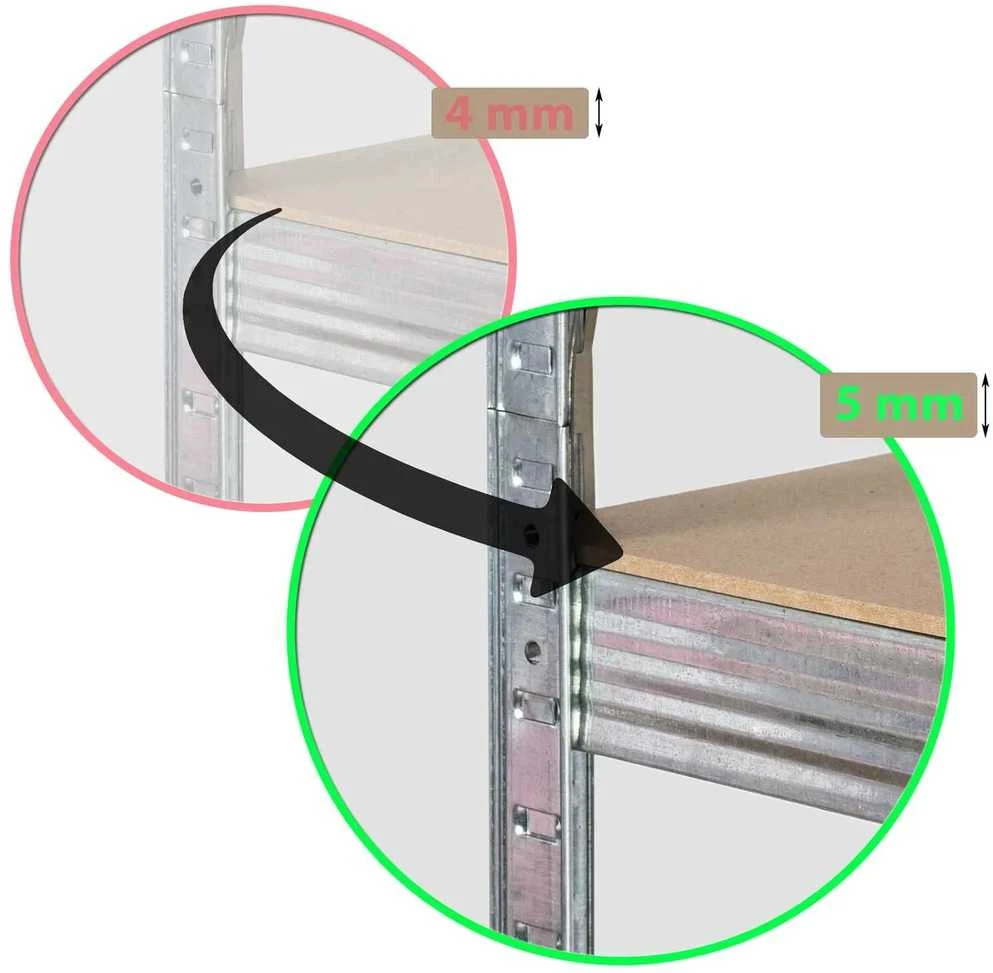 Metalinis sandėliavimo stelažas 180 x 90 x 40 Humberg 4846