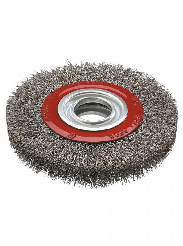 Vielinis diskinis šepetys Graphite 125x20mm INOX - 57H592