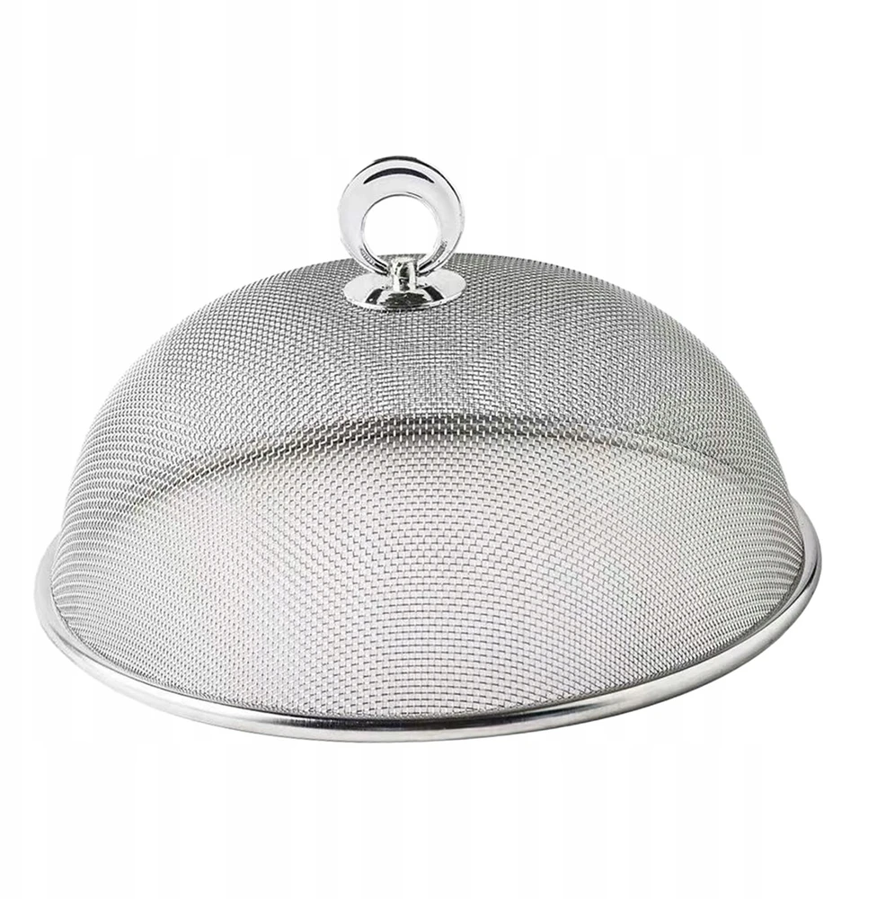 Metalinis tinklinis maisto dangtelis, serviravimo dangtis, maisto dangtelis, plonas skersmuo 28 cm