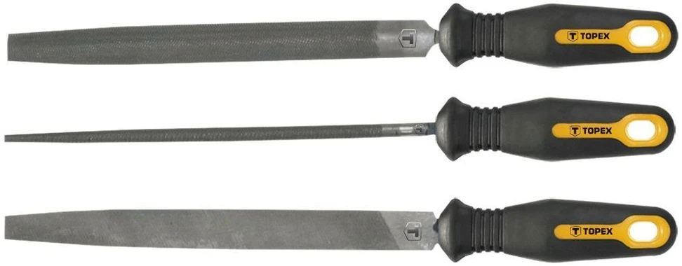 Metalo dildė STANLEY, 200 mm, trikampė