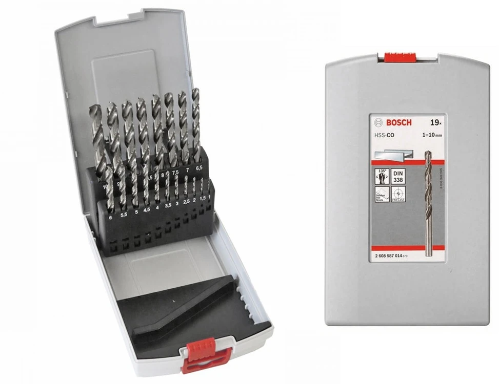 Bosch 19 PointTeQ grąžtas kompl. 1-10 mm, ProBox