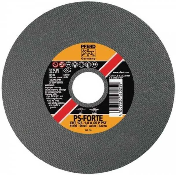 Metalo pjovimo diskas PFERD EHT 115x1,0mm A60 P PSF