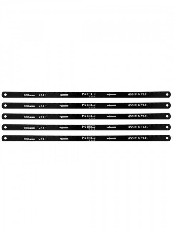 Metalo pjūklo geležtė NEO 300x12,5 mm (5 vnt.)