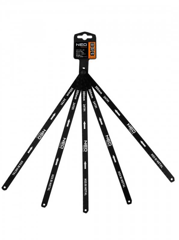 Metalo pjūklo geležtė NEO 300x12,5 mm (5 vnt.)