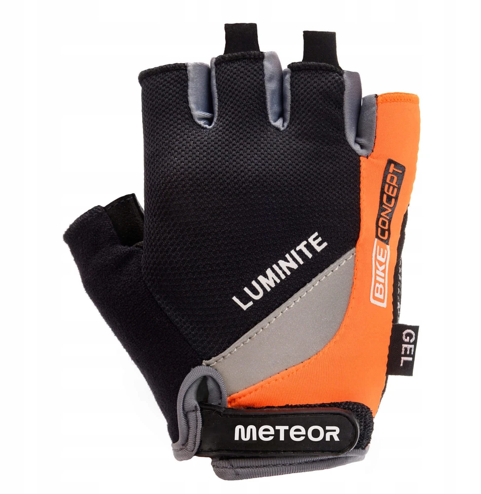 Meteor GEL GX35 L trumpos dviračio pirštinės be pirštų