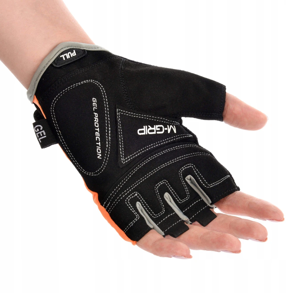 Meteor GEL GX35 L trumpos dviračio pirštinės be pirštų