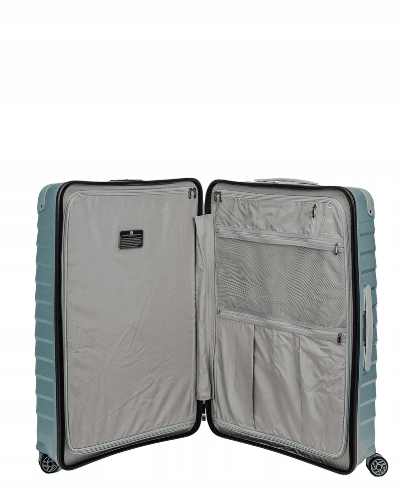 Meteor Vidutinio dydžio lagaminas SwissBags Diamond cut 67 cm metallic mėlynas