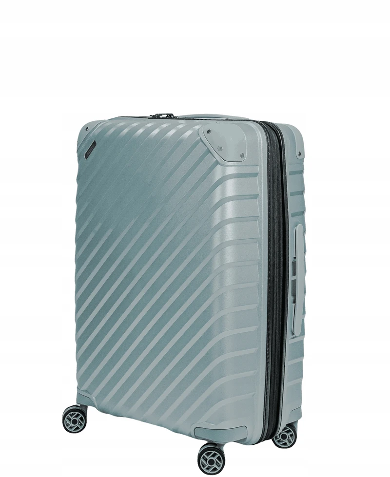 Meteor Vidutinio dydžio lagaminas SwissBags Diamond cut 67 cm metallic mėlynas