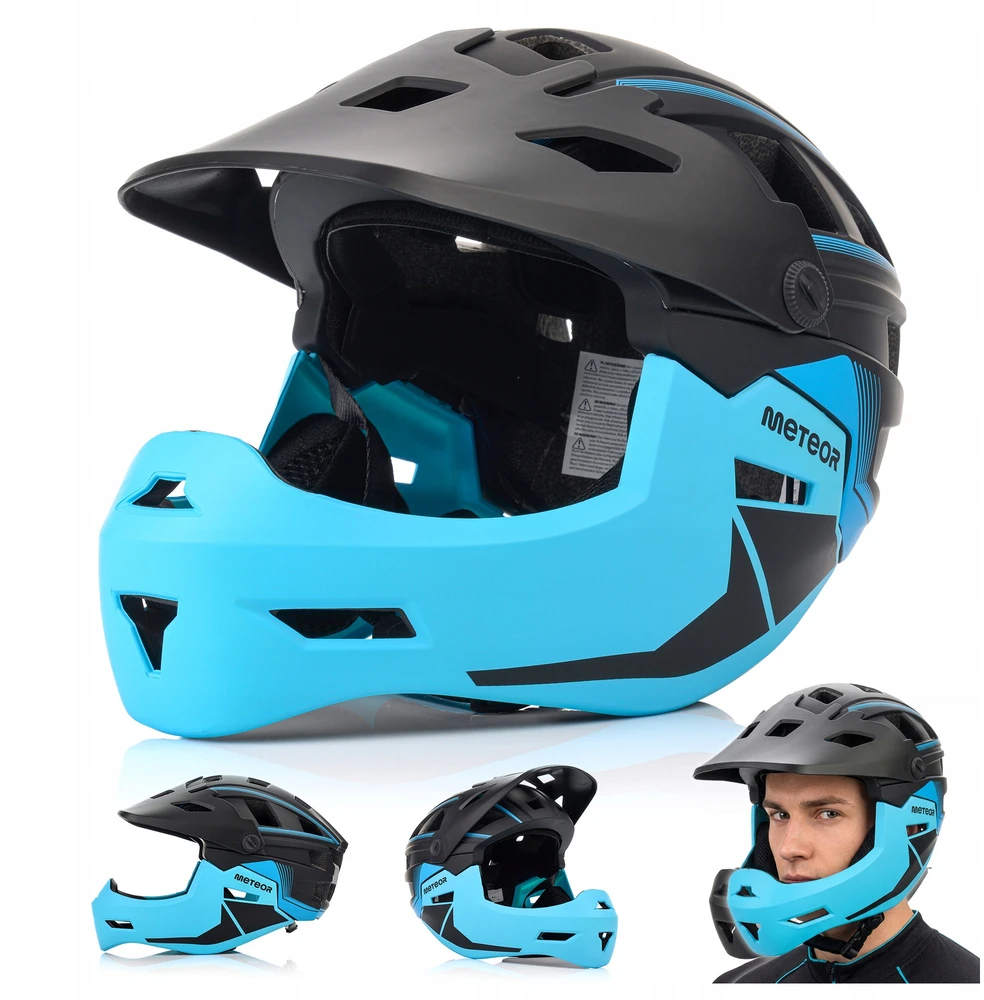 Fullface-fahrradhelm meteor hydra