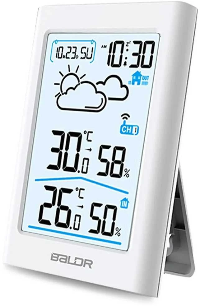 Berdsen Meteorologinė stotelė su ekranu BD-911, balta