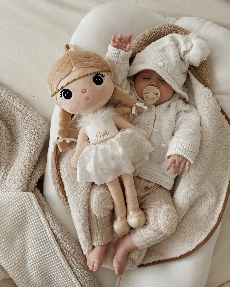 Metoo Angel lėlė 48cm Miela lėlė Metoo
