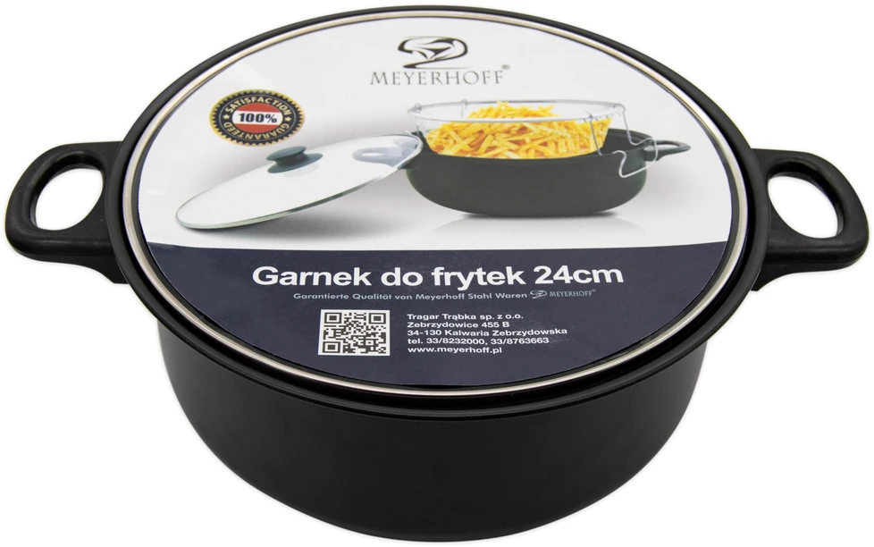Meyerhoff PUODAS su DANČIU GRUPYTĖMS KEPTI + KREPŠELIS sk. 24 cm. / 4L