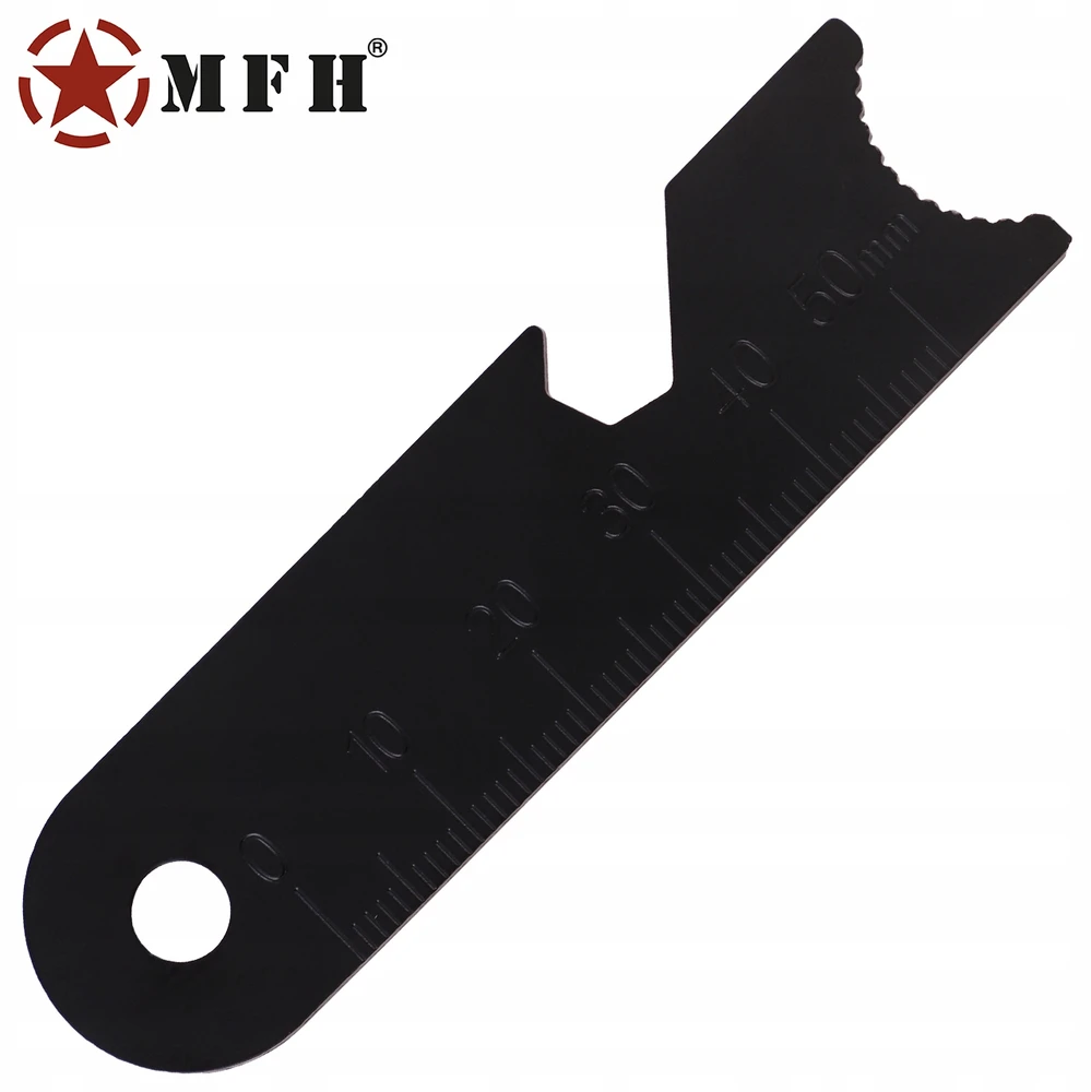 Mfh Essential magnezinis titnagas su medine rankena ir virvele