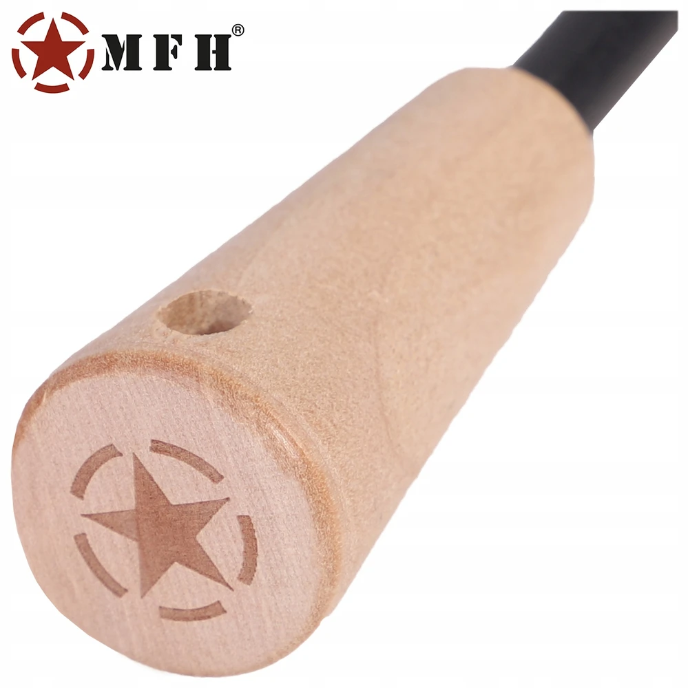 Mfh Essential magnezinis titnagas su medine rankena ir virvele