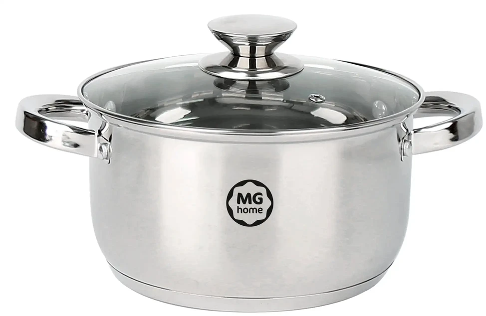 MG HOME VERSO DAILY POT 20 CM 3,1 L NERŪDIJANČIO PLIENO MAGDA GESSLER