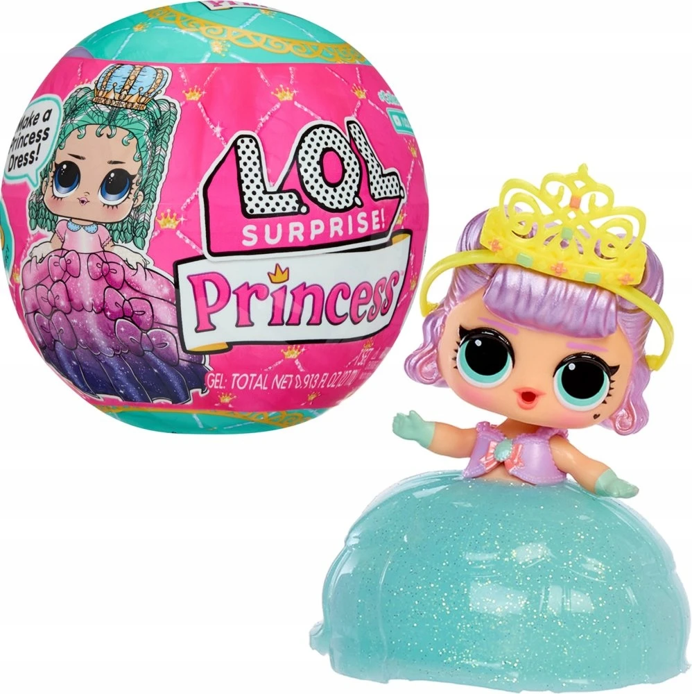 MGA L.O.L. STAIGMENOS PRINCESĖ Lėlytė „Make-It Dresses“