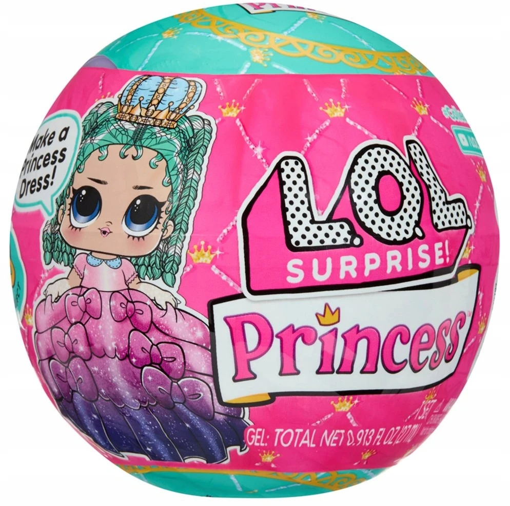 MGA L.O.L. STAIGMENOS PRINCESĖ Lėlytė „Make-It Dresses“