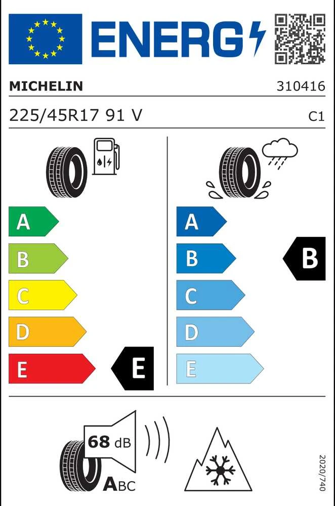 Michelin 225/45R17 ALPIN 5 [91] V FR ZP (RFT)