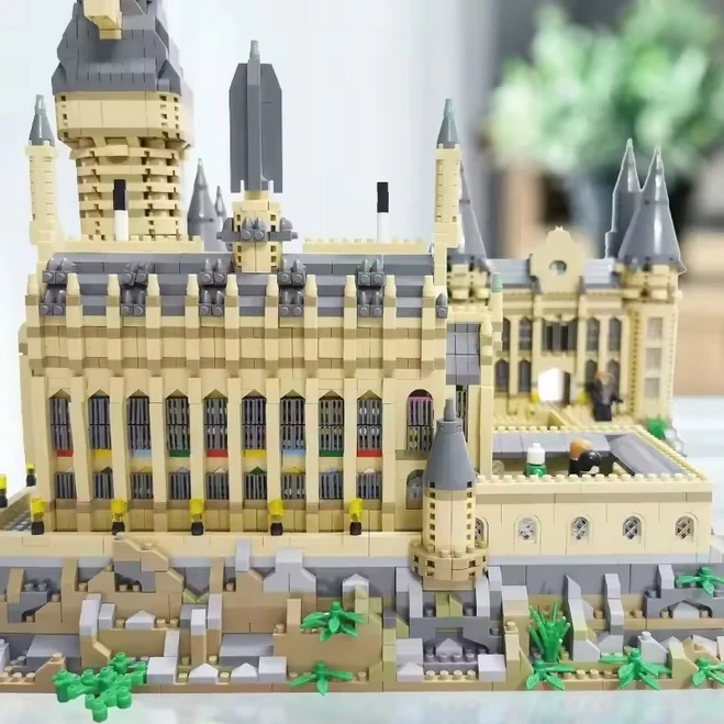„Micro Magic“ pilies blokai 3000 vienetų viduramžių architektūros