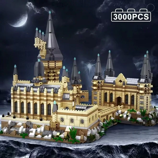 „Micro Magic“ pilies blokai 3000 vienetų viduramžių architektūros