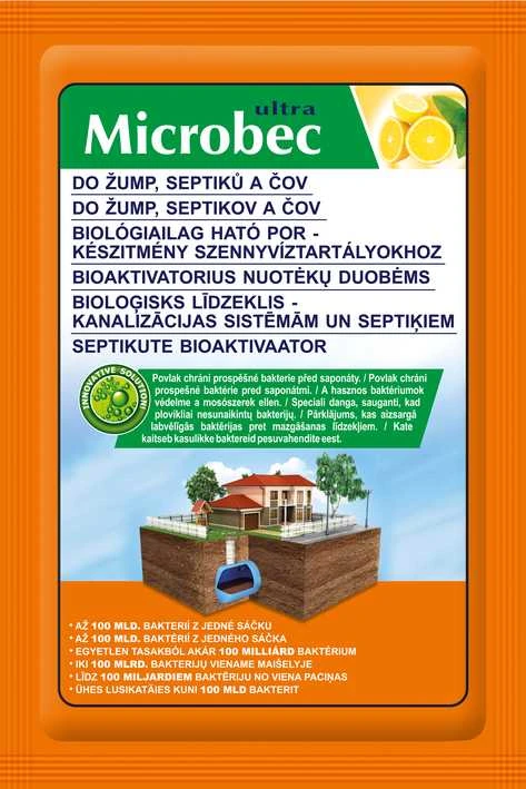 Bakterijos nuotekų duobėms Bros Microbec, 0.025 kg