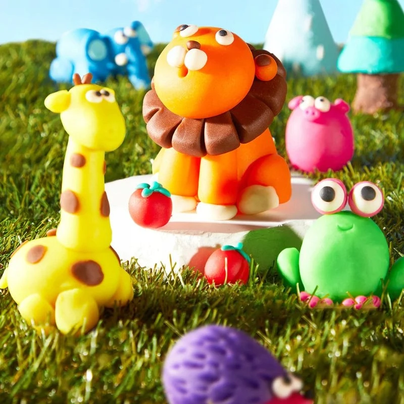 Mideer žaidimų tešla, natūralus plastilinas vaikams + priedai