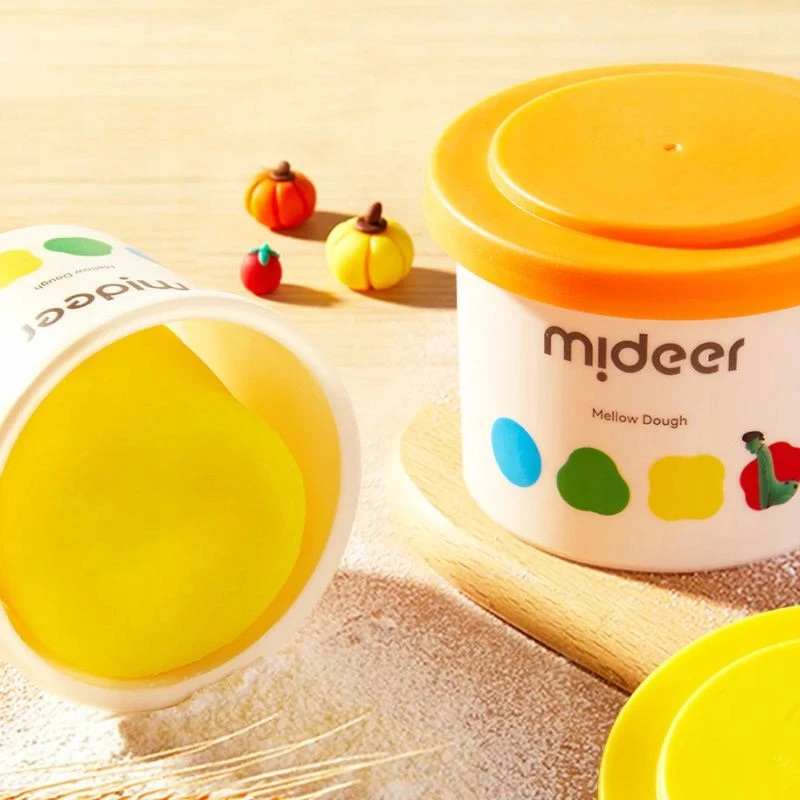 Mideer žaidimų tešla, natūralus plastilinas vaikams + priedai