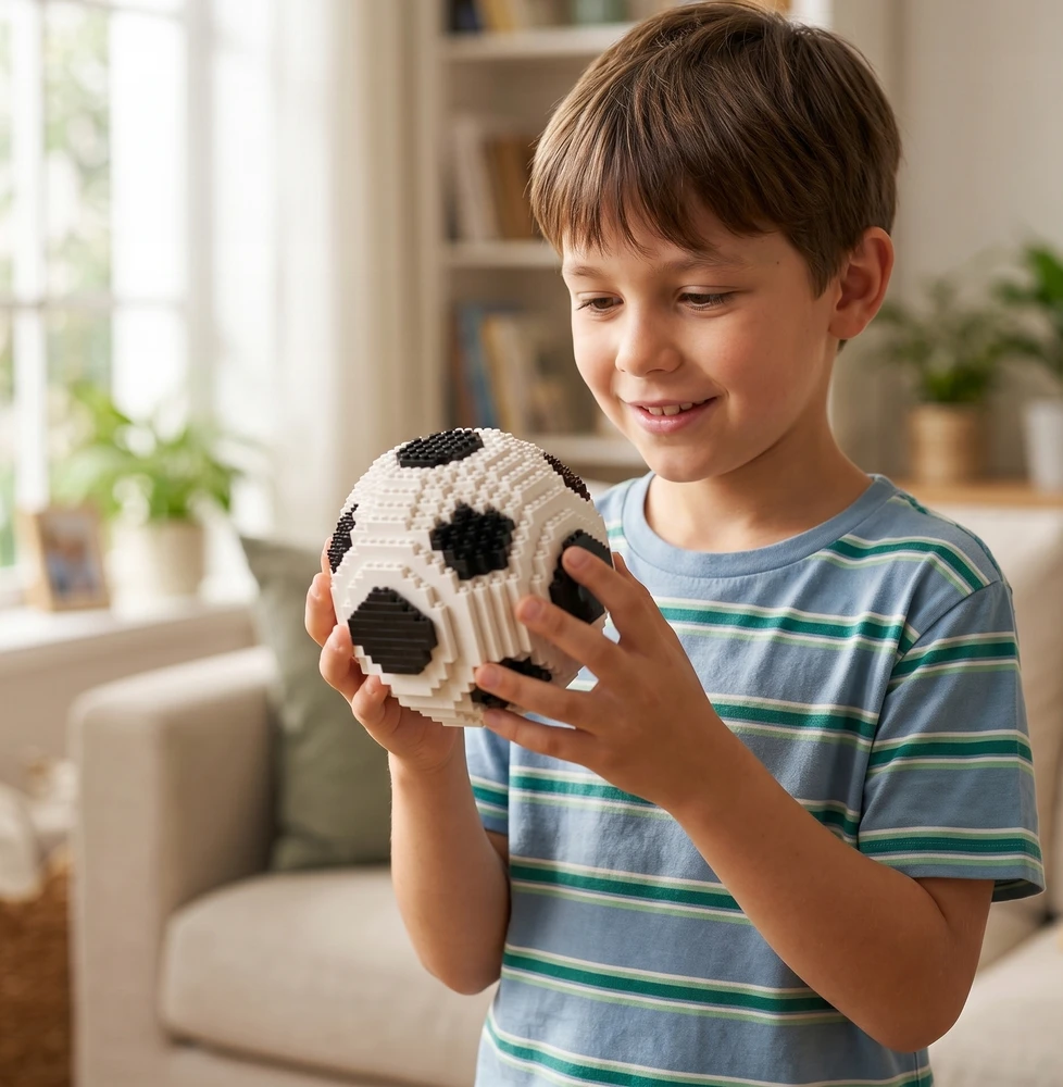 Midex FUTBOLO KONSTRUKCINIŲ KALULŲ 3D KAMULIŲ MODELIS KAIP DOVANA FUTBOLO ŽAIDĖJUI