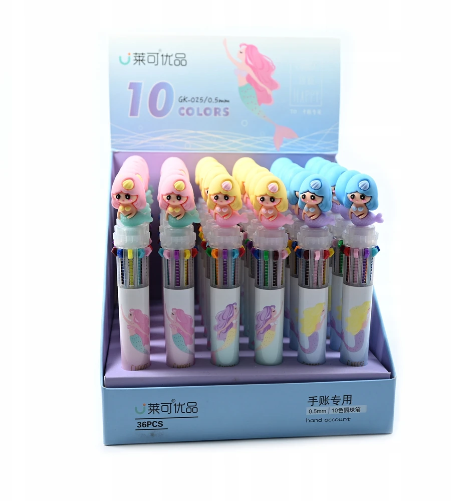 Midex Mermaid Pen 10 Spalvų