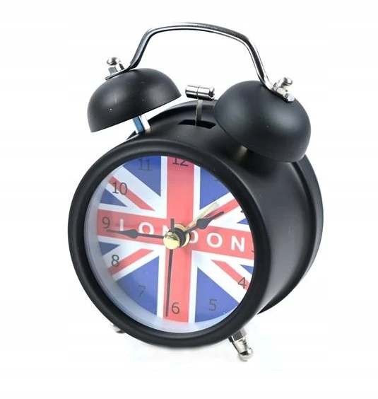 Midex METALOWY ZEGAR Z BUDZIKIEM vaikams Londyn UK