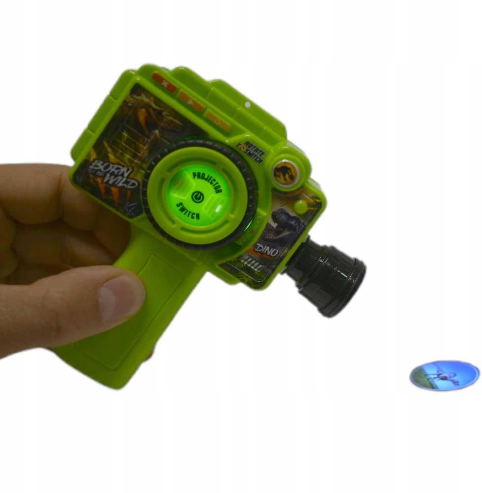 Midex NUOTRAUKŲ PROJEKTORIUS VAIKAMS MINI TORCH 20 SLIDES DINOZAURS PROJEKTORIUS VAIZDAI