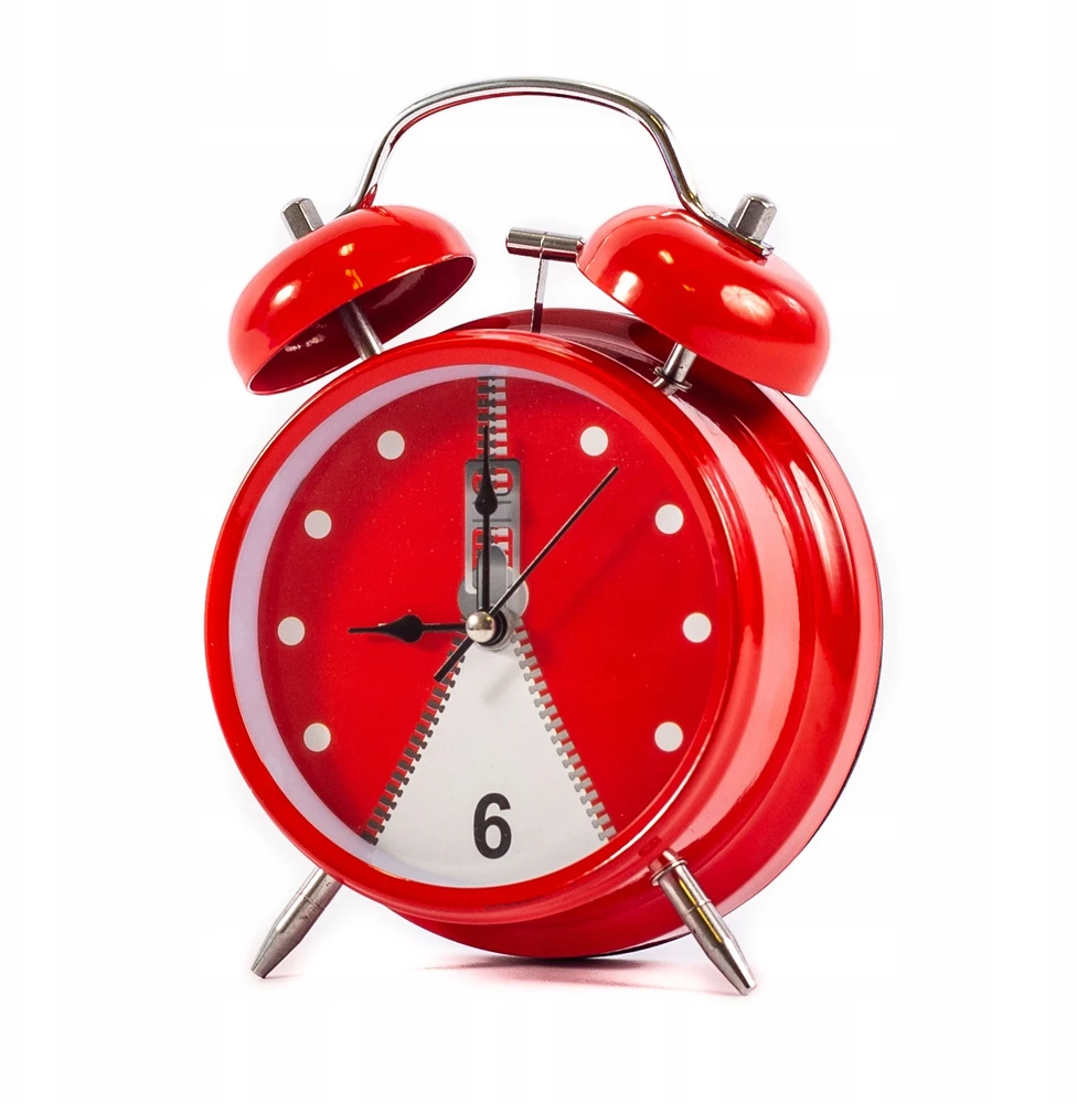 Midex OZDOBNY BUDZIK ZEGAR Z ALARMEM 17CM Różne Kolory