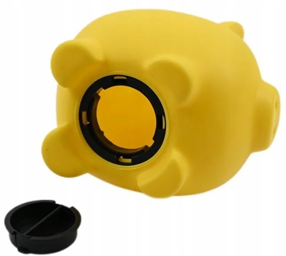 Midex PIGGY PINIGŲ DĖŽUTĖ, MAŽAS PLASTIKAS, ATIDARYMAS, ĮVAIRIŲ SPALVŲ