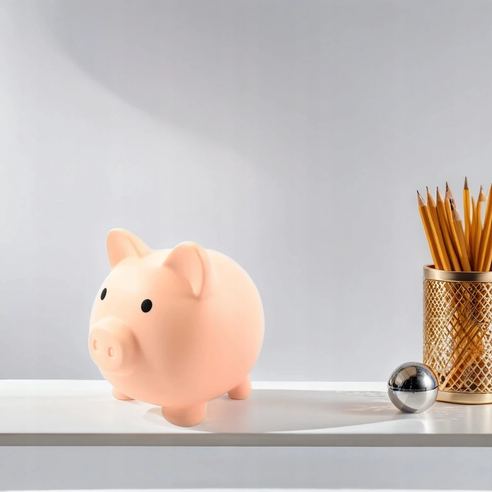 Midex PIGGY PINIGŲ DĖŽUTĖ, MAŽAS PLASTIKAS, ATIDARYMAS, ĮVAIRIŲ SPALVŲ