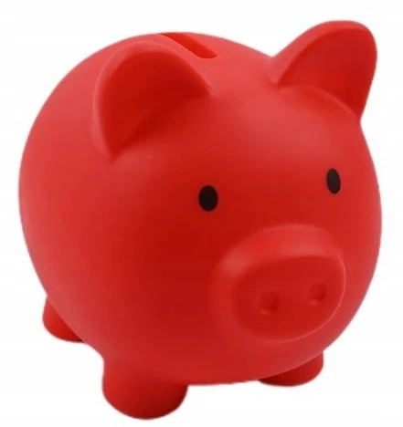 Midex PIGGY PINIGŲ DĖŽUTĖ, MAŽAS PLASTIKAS, ATIDARYMAS, ĮVAIRIŲ SPALVŲ