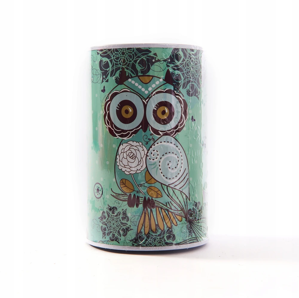 Midex SPALVOTAS OWL PIGGY BANK GALI ĮVAIRIŲ SPALVŲ