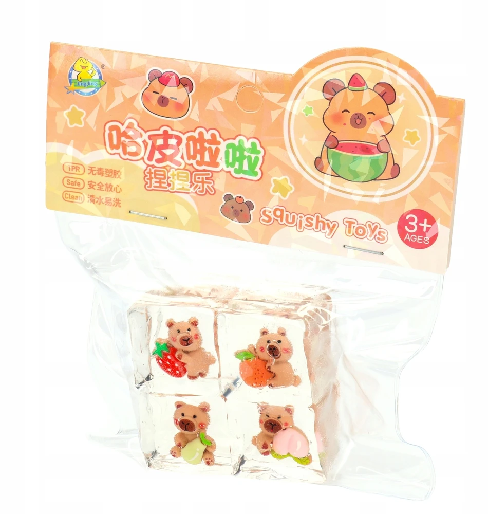 Midex SQUISHY antistresinis squishy KAPIBARA ledo kube 9847