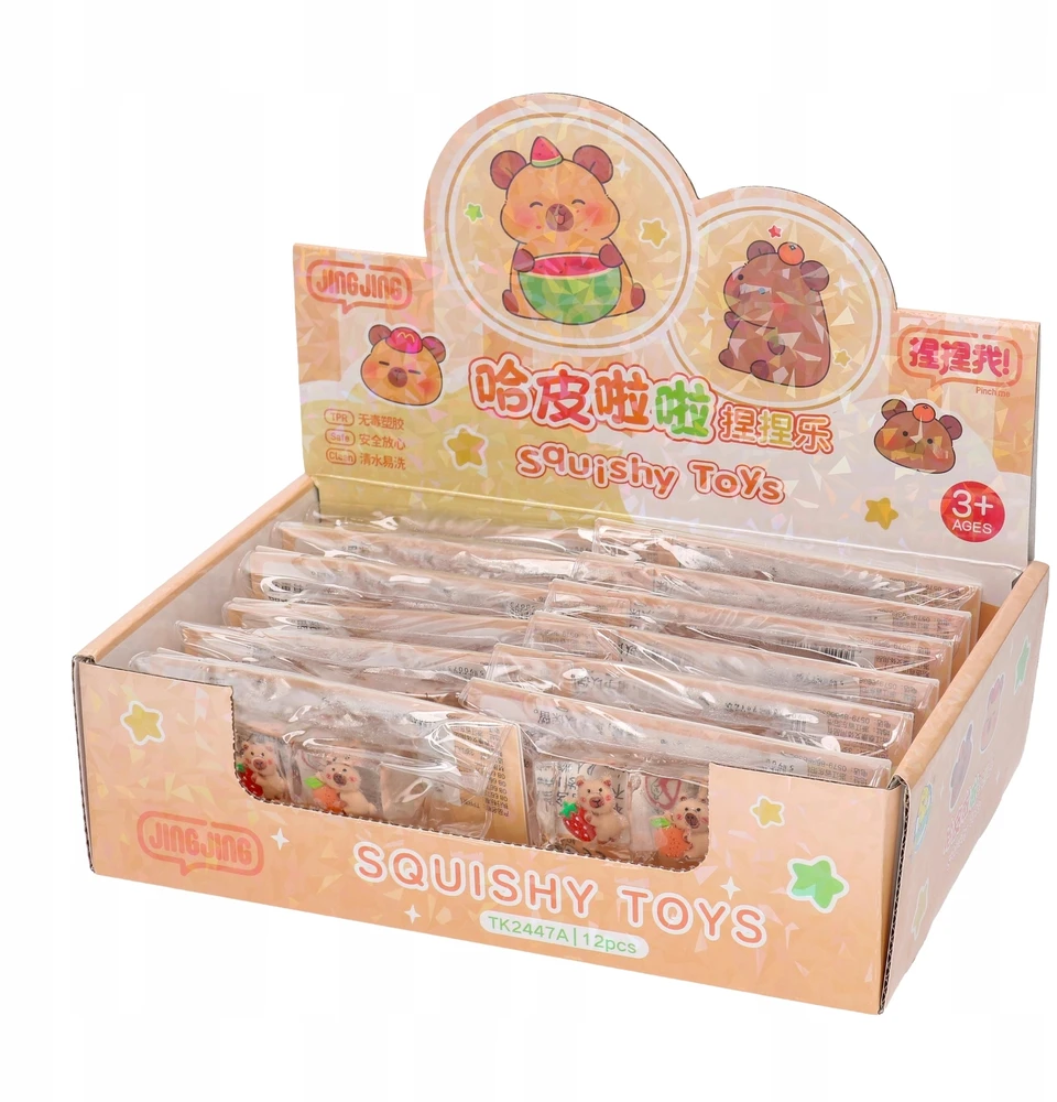 Midex SQUISHY antistresinis squishy KAPIBARA ledo kube 9847
