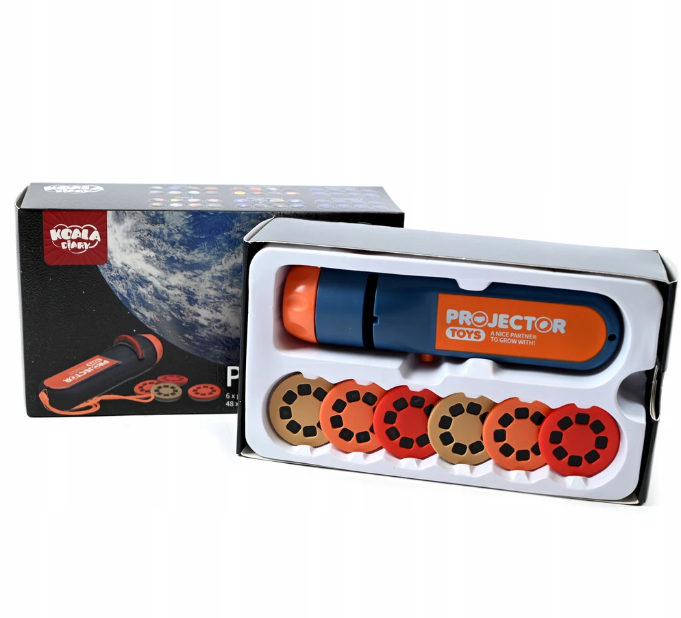 Midex STARS projektorius Space Planets Žibintuvėlis 24 Skaidrės Mokomoji medžiaga
