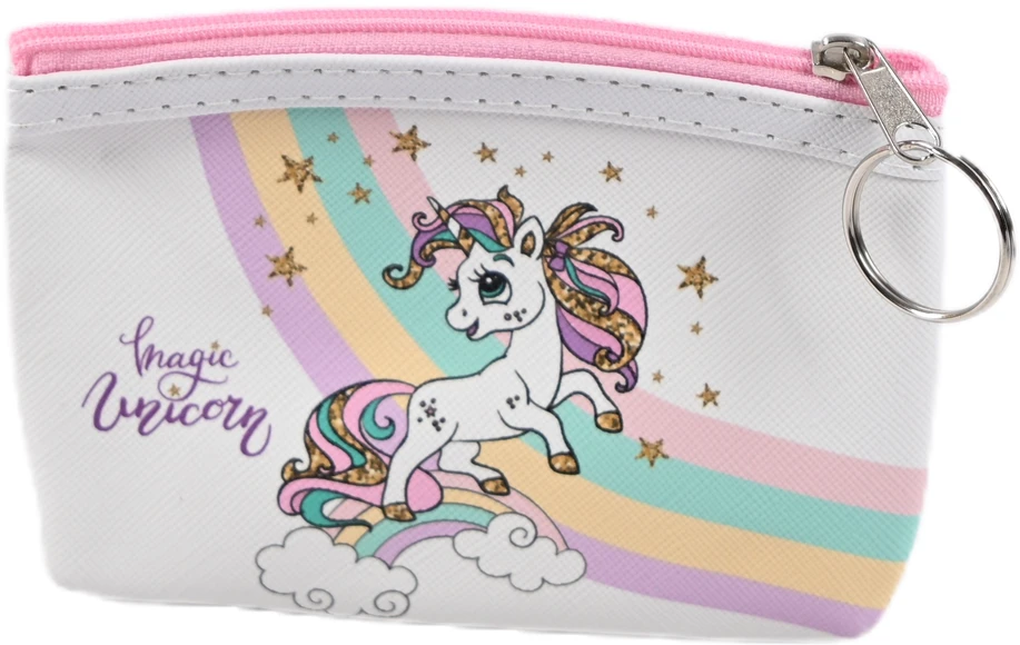 Midex VAIKŲ PINIGINĖ UNICORN MINI PINIGINĖS KREPŠELIS ĮVAIRIŲ SPALVŲ