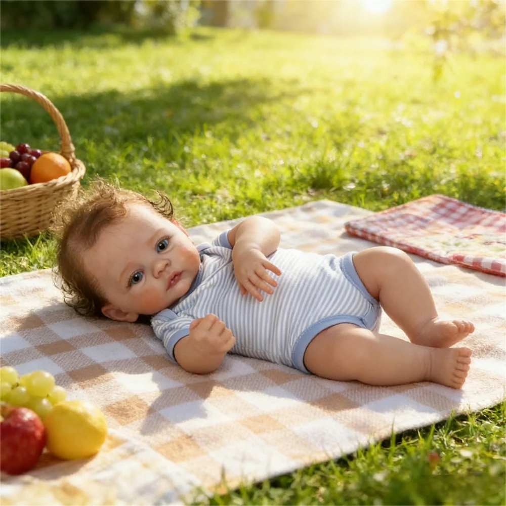MIEGANTI LĖLYLĖ ATGIGI KAIP TIKRAS KŪDIKIS 49 CM