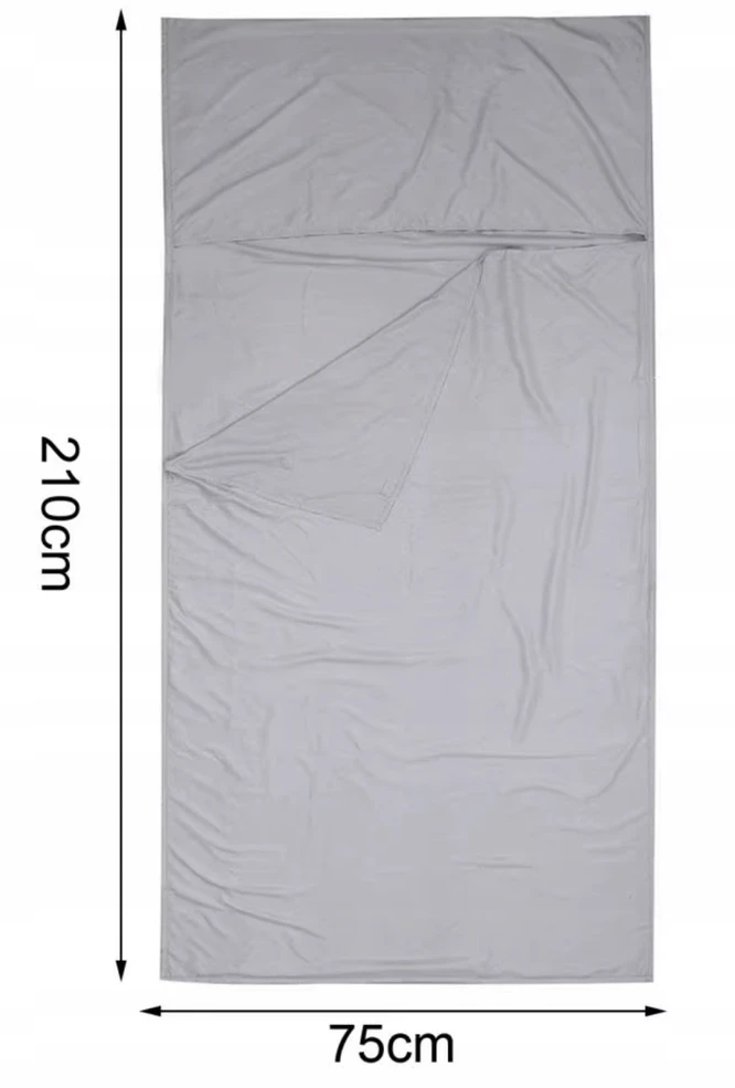 miegmaišio įdėklas TURISTINĖS PATALYNĖS 210x75cm VASAROS miegmaišio užvalkalas